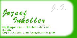 jozsef inkeller business card